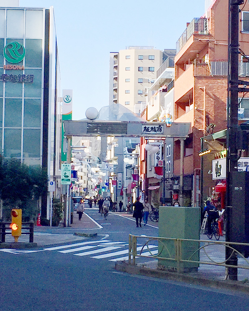 板橋宿の入口の写真