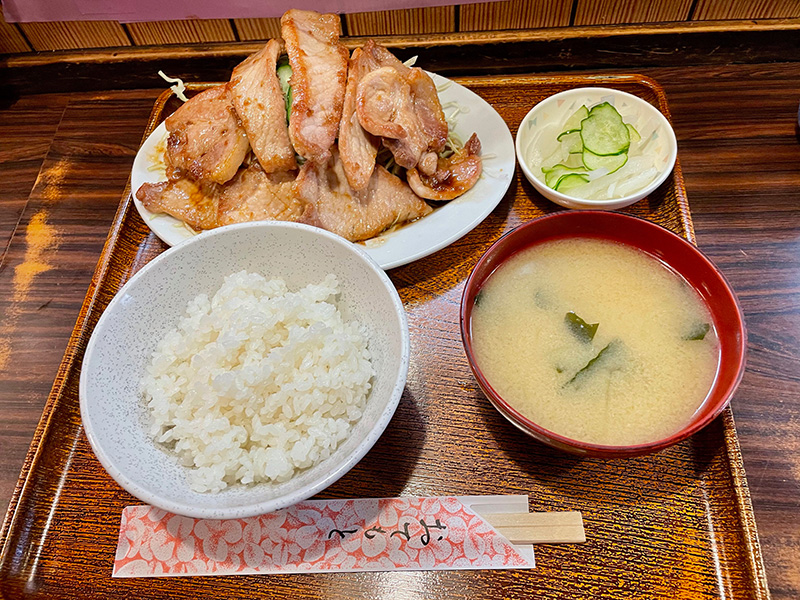 絶品！肉厚の生姜焼きの写真