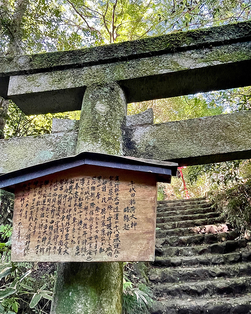 江戸城西ノ丸の紅葉山からここへ神様を遷した写真