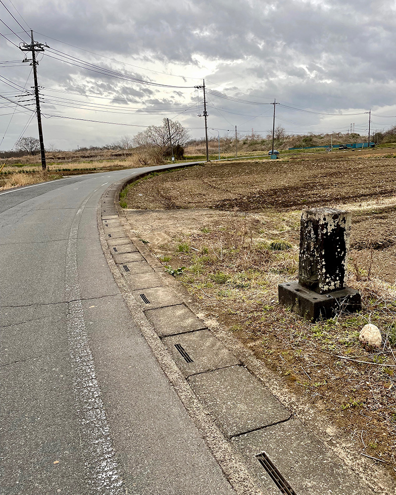 街道が続いていく写真