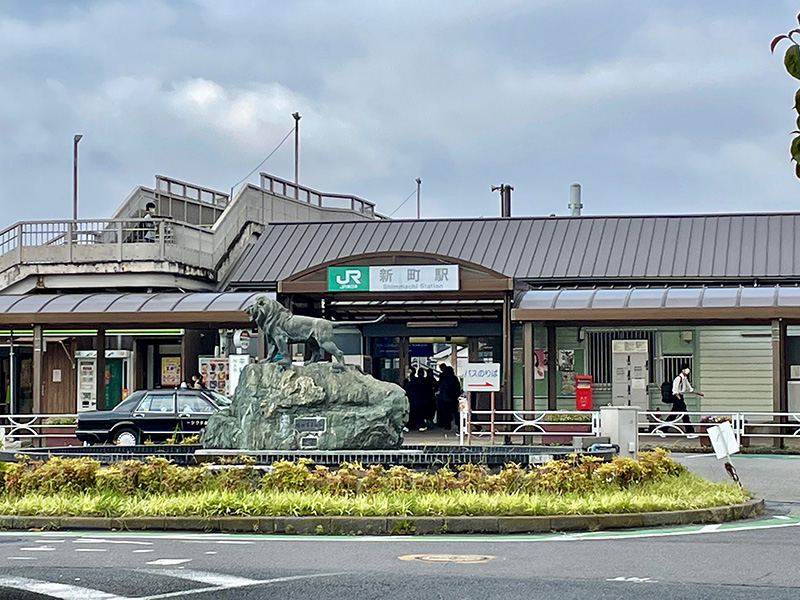 新町駅からスタートの写真