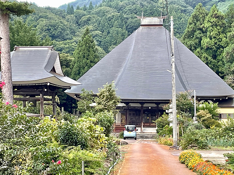 本陣として使われた安楽寺の写真