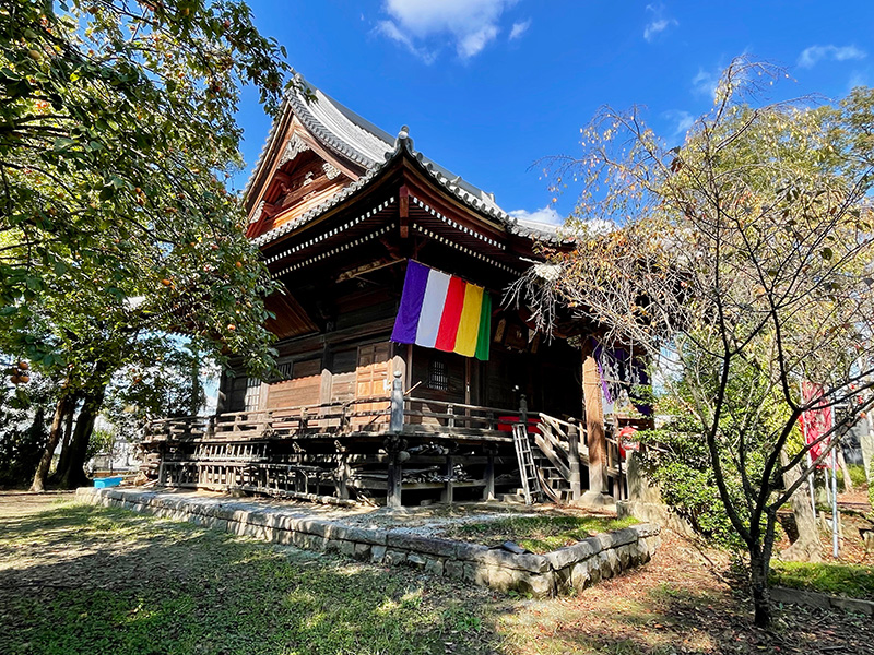 芭蕉が泊まったと伝わる小渕山観音院の写真